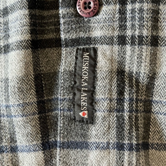 -Muskoka Lakes Plaid Button Down- - Picture 4 of 4